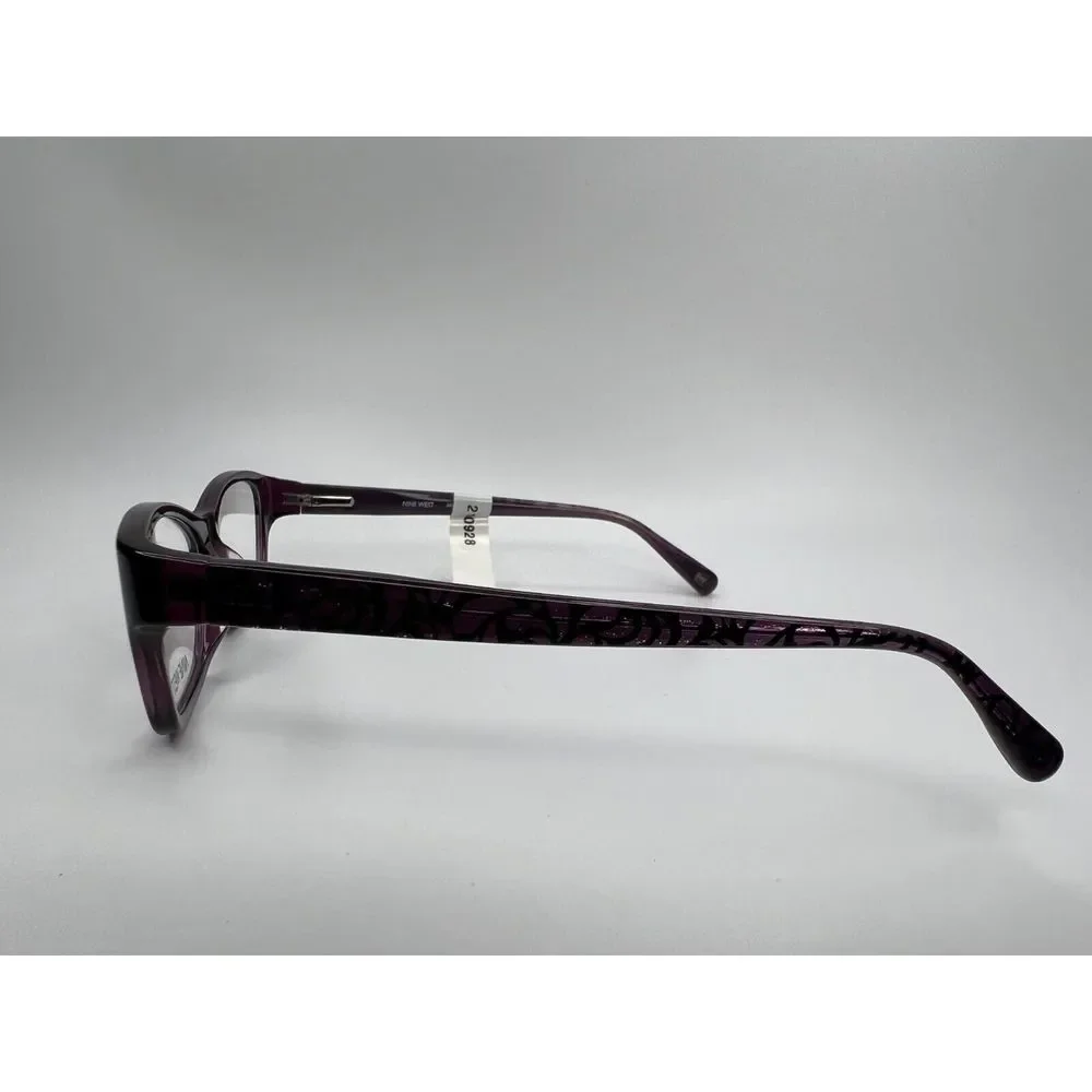 Nine West NW5047 500 Purple Crystal Rectangular Eyeglasses Frames 52[]15 135 mm - Picture 5 of 12